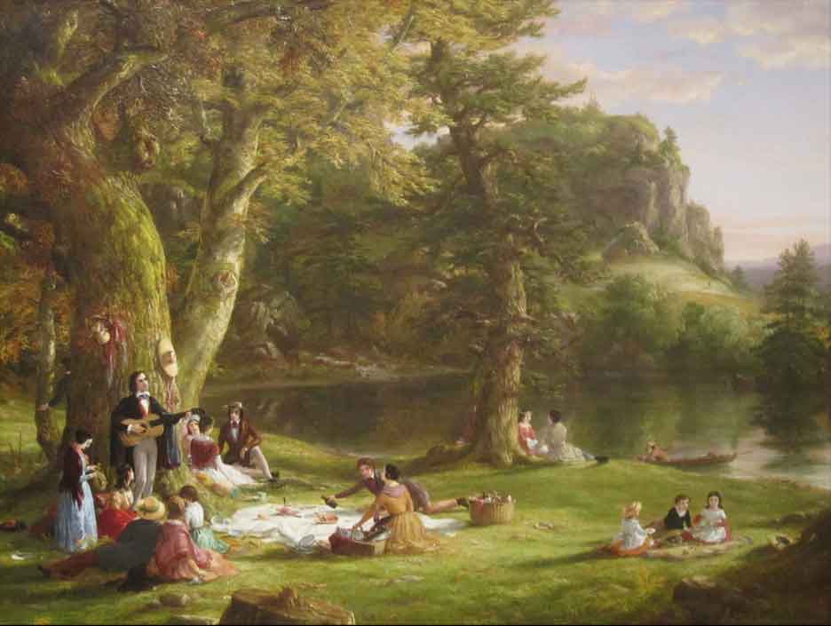 An antebellum genre painting