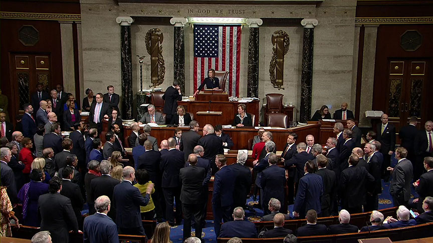House Votes to Impeach President Trump