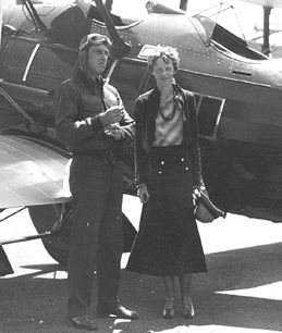 1928 Earhart Becomes 1st Woman to Fly Atlantic